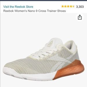 Reebok Women's Nano 9 Cross Trainer Shoes, White/Grey, US 5.5 (Fits like a US 6)